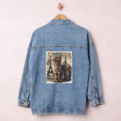 Travel Buddy Cat Denim Jacket (Hangar)