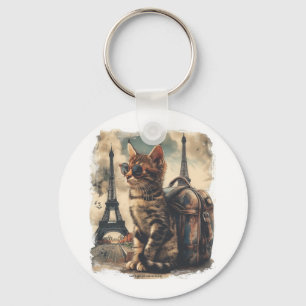 Travel Buddy Cat Sleutelhanger