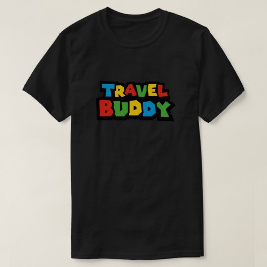 Travel Buddy T-shirt (Design voorkant)