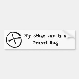 Travel Bug Bumpersticker