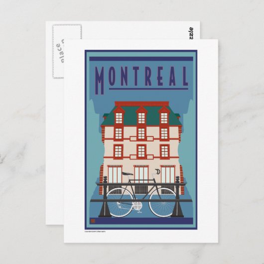 TRAVEL-Canada-Montreal- Briefkaart (Voorkant / Achterkant)