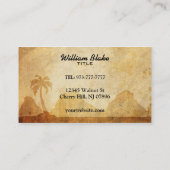 Travel Club-Visitekaartjes Visitekaartje (Achterkant)