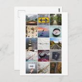 Travel Collage Briefkaart (Voorkant / Achterkant)