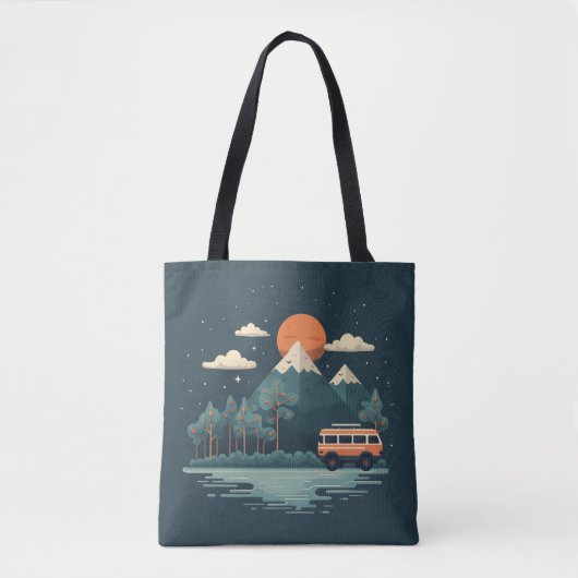 Travel Design Canvas tas (Voorkant)