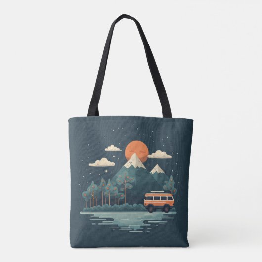 Travel Design Canvas tas (Achterkant)