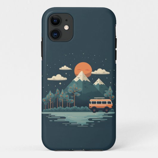 Travel Design telefoonhoesje Case-Mate iPhone Case (Achterkant)