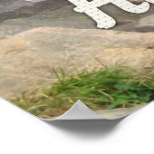 Travel Everywhere - Poster des chutes d'eau (Coin)