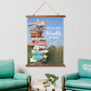 Travel Foto NIET ALLEMAAL DIE Gezegde WILT Hangend Wandkleed