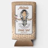 Travel Funny Cruise Vacking for her Foam Drink (Achterkant)