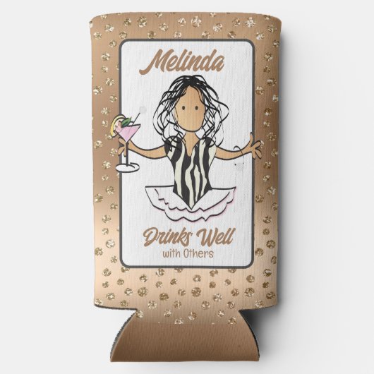 Travel Funny Cruise Vacking for her Foam Drink (Achterkant)