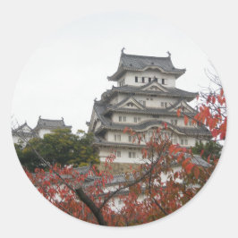 Travel Himeji Castle Ronde Sticker