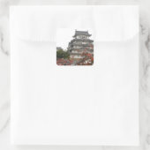 Travel Himeji Castle Vierkante Sticker (Tas)