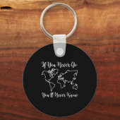 Travel - If You Never Go, You'll Never Know  Sleutelhanger (Voorkant)