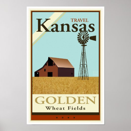 Travel Kansas Poster (Voorkant)