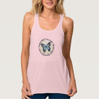 Travel Light Be the Light Share Lucia Tanktop