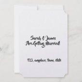 travel lover save the date boarding pass (Dos)