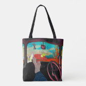 Travel Monogram Outback Iconische Australische Afb Draagtas (Achterkant)