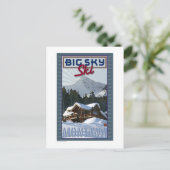 TRAVEL-Montana-Big Sky- Briefkaart (Staand voorkant)
