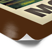 Travel Montana, poster vintage, (Coin)