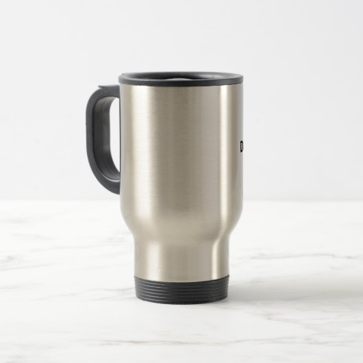 Travel Mug 20 oz Personalize - with Handle - Custo Reisbeker (Voorkant links)