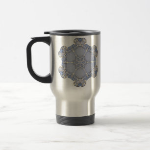 Travel Mug - Digital Snowflake l Reisbeker