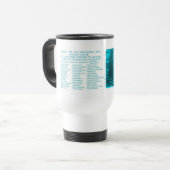 Travel mug herdenkt Caffe Cino Reisbeker (Voorkant links)