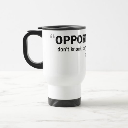 Travel Mug - "Kansen kloppen niet..." Reisbeker (Links)