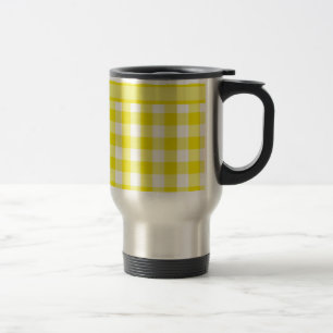 Travel Mug, Lemon Yellow Travel Mug Reisbeker