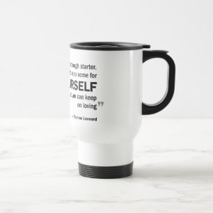 Travel Mug - 'Liefde is als brondeeg..' Reisbeker