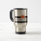 Travel Mug met Trauma Logo Reisbeker (Voorkant links)