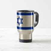 Travel Mug met vlag Israël Reisbeker (Voorkant rechts)