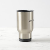 Travel Mug  Personalized - with Handle Custom name Reisbeker (Center)