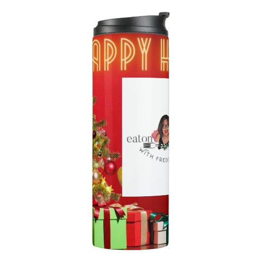 Travel mug thermosbeker (Gedraaid links)