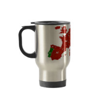 Travel Mug voor de taalkaart van Tea Europe
