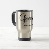 Travel Mug voor Groomsmen Reisbeker (Voorkant links)