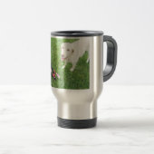 Travel Mug voor labrador Retriever Roestvrij staal Reisbeker (Voorkant rechts)