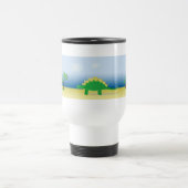 Travel mug with Stegosaurus Jascaro Graphics (Centre)
