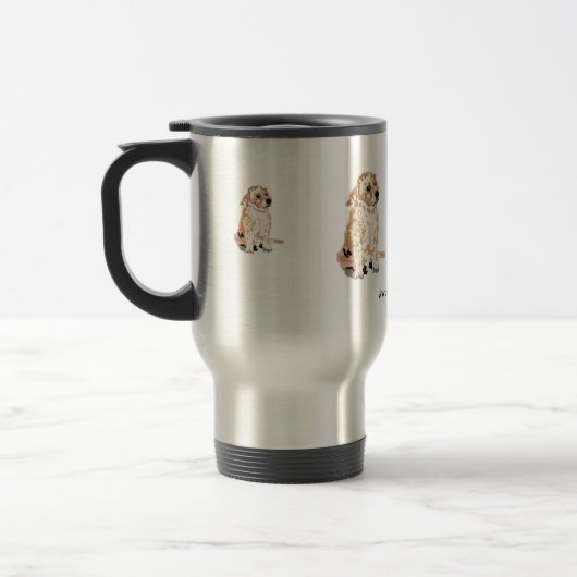 Travel Mugs: Labrador Retriever Reisbeker (Links)