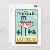 Travel Nevada Briefkaart (Voorkant / Achterkant)