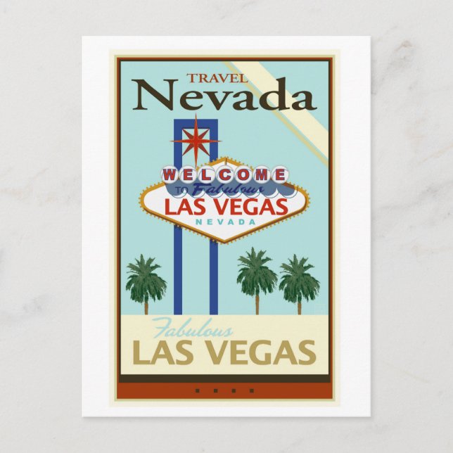 Travel Nevada Briefkaart (Voorkant)