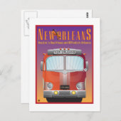 TRAVEL-New Orleans Briefkaart (Voorkant / Achterkant)
