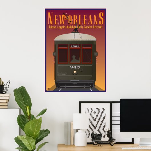 TRAVEL-New Orleans Poster (Thuiskantoor)
