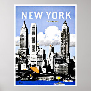 Travel New York Amerika Poster