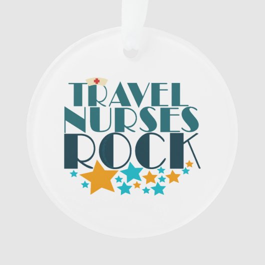 Travel Nurses Rock Ornament (voorkant)