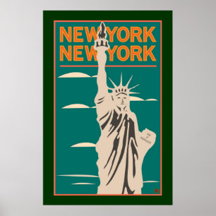 TRAVEL-NY, NY Liberty Poster