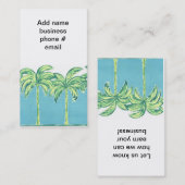 Travel Palm Trees Visitekaartje (Voorkant / Achterkant)