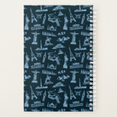 Travel Pattern in Blues Pattern Planner (Achterkant)