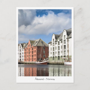 Travel Photo Alesund Noorwegen Briefkaart