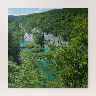 Travel Photography Kroatië Lake Mountain Landscape Legpuzzel