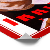 Travel Poster Innsbruck Tyrol Skiing (Hoek)